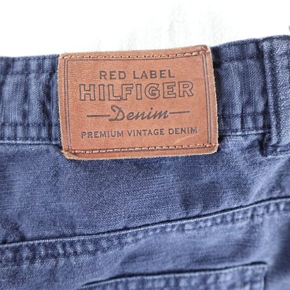 Tommy Hilfiger Red Label Denim Pants Men's 32x33 Straight Leg 100% Cotton - Picture 8 of 12